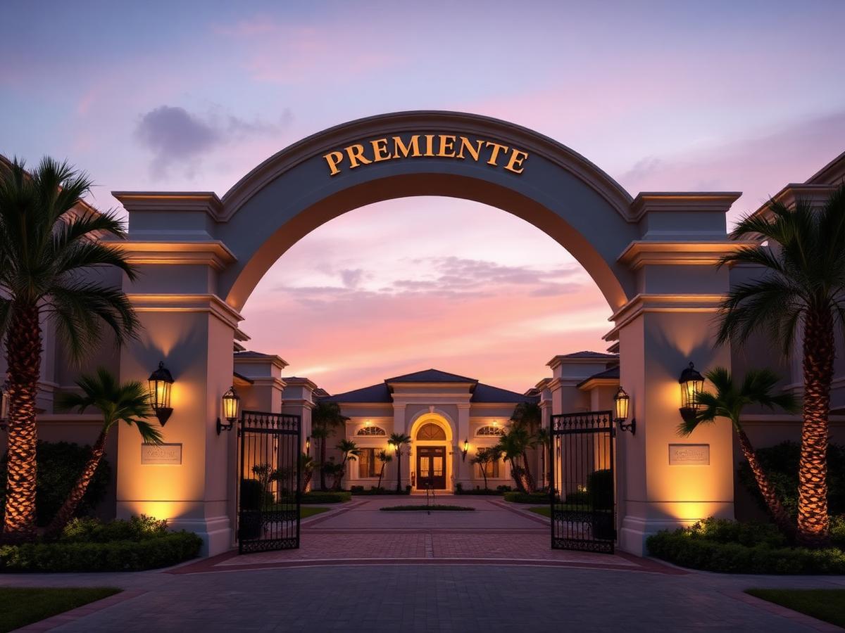 Entrance gate of the layout